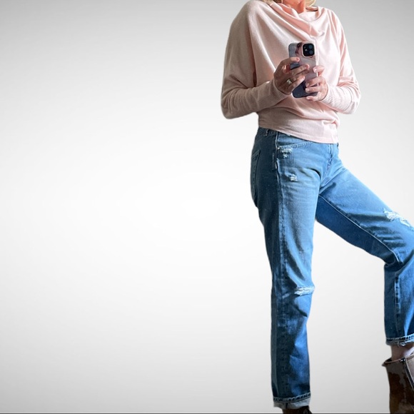 Treasure & Bond Slouchy Knit Pink Sweater - Picture 2 of 9